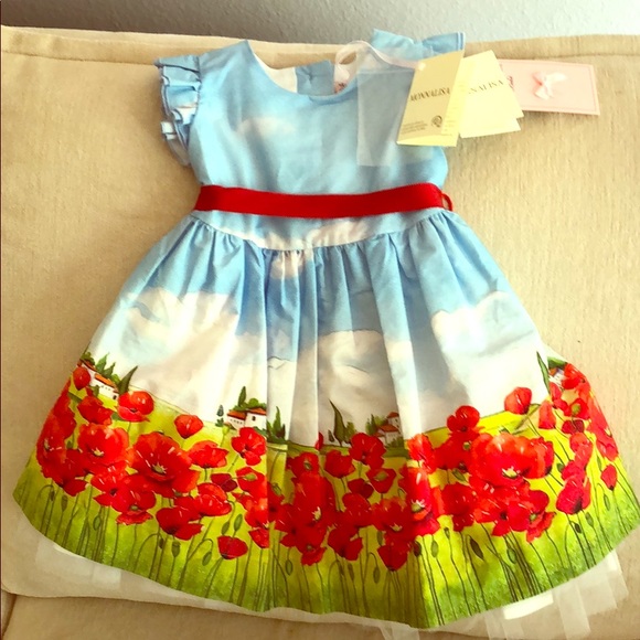 Brand new Monnalisa baby dress